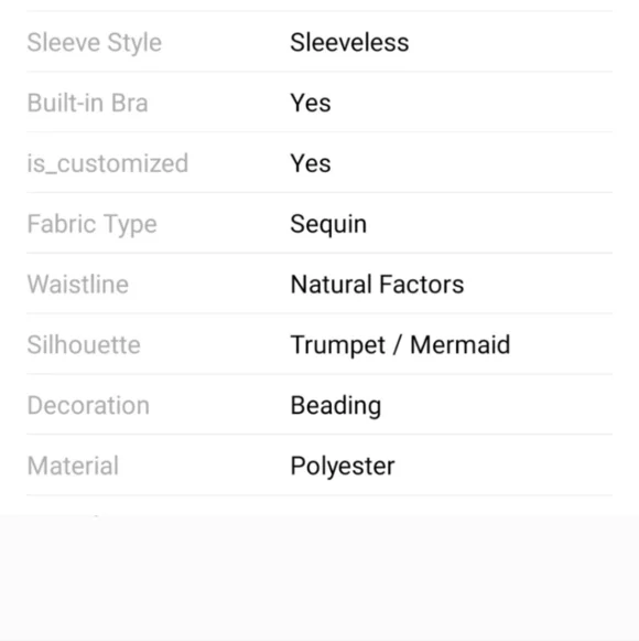 Pink, Cami, Backless, Fringe Sleeves, Contrast Sequined Mermaid Gown - Picture 12 of 13